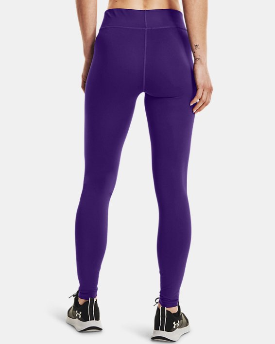 Women's ColdGear® Authentics Leggings, Purple, pdpMainDesktop image number 1